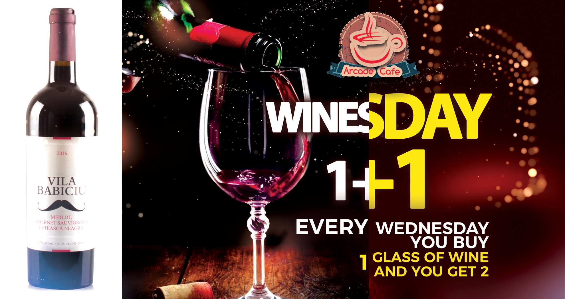WINESDAY @ Arcade Cafe